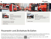Tablet Screenshot of fwzssg.ch